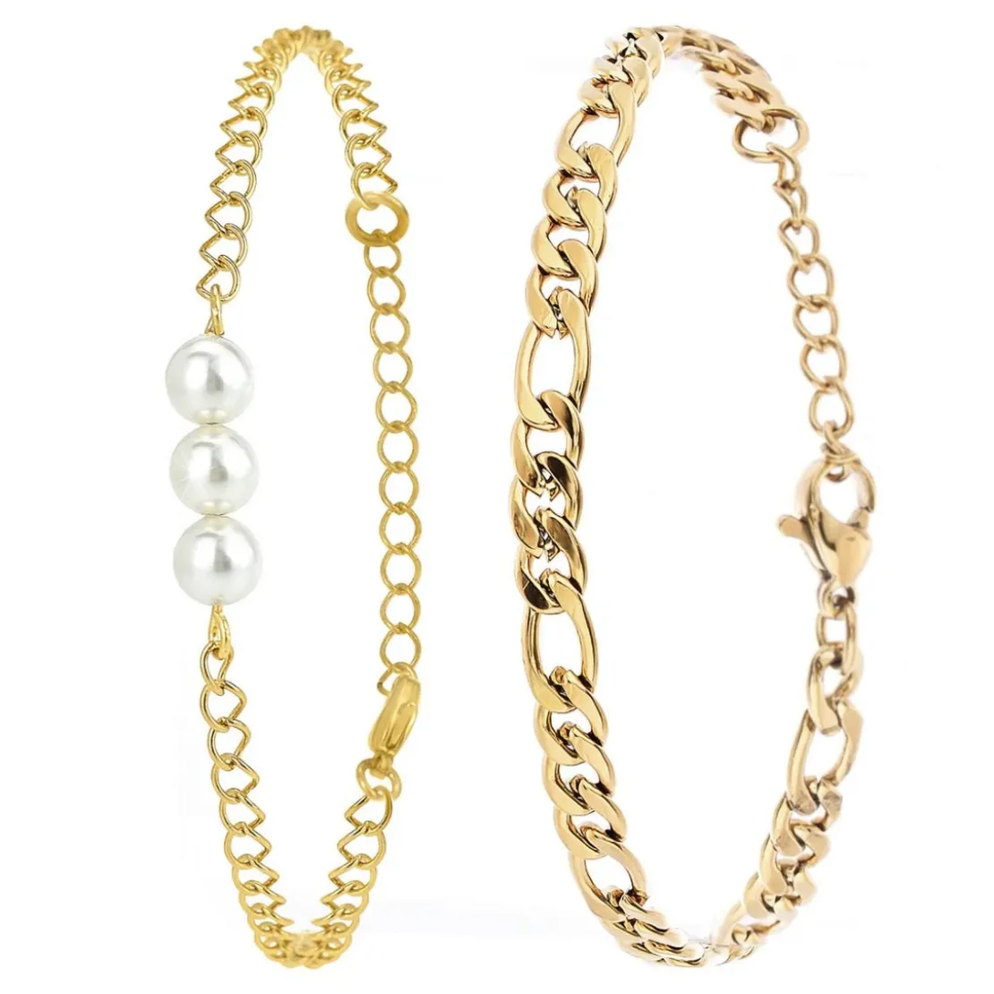 So Charm BijouxSet de 2 bracelets So Charm® ornée de cristaux Swarovski® BS2182+B2384-DORE