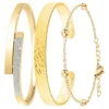 So Charm BijouxSet de 3 bracelets So Charm® ornée de cristaux Swarovski® BS2532-DORE+B2500-DORE+B2371-DORE