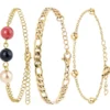 So Charm BijouxSet de 3 bracelets So Charm® ornée de cristaux Swarovski® BS2945+B2371-DORE+B2384-DORE