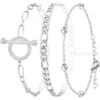 So Charm BijouxSet de 3 bracelets So Charm® ornée de cristaux Swarovski® BS3158-ARGENT+B2384-ARGENT+B2371-ARGENT