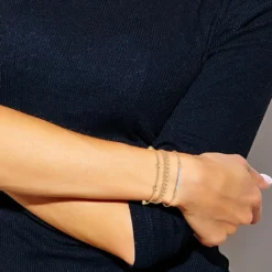 So Charm BijouxSet de 3 bracelets So Charm® ornée de cristaux Swarovski® BS2642-DORE+B2882-DORE+B2371-DORE
