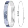 So Charm BijouxSet de deux bracelets So Charm® ornée de cristaux Swarovski® B4344-ARGENT+BS4274-ARGENT
