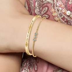 So Charm BijouxSet de deux bracelets So Charm® ornée de cristaux Swarovski® B2541-20-DORE+BS4274-DORE