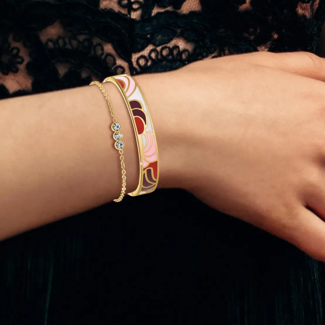 So Charm BijouxSet de deux bracelets So Charm® ornée de cristaux Swarovski® B3077-DORE+BS4274-DORE