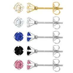 So Charm BijouxSet de 5 paires de boucles d'oreilles par So Charm® ornée de cristaux Swarovski® BS2910