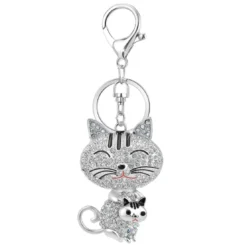 So Charm BijouxSo Charm - B4128-ARGENT - Porte Clés Chat