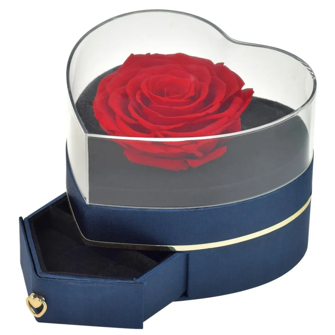 So Charm MontresCoffret à bijoux rose éternelle rouge sous forme de cœur - So Charm