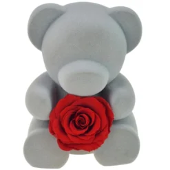 So Charm MontresCoffret à bijoux ourson et rose éternelle rouge - So charm