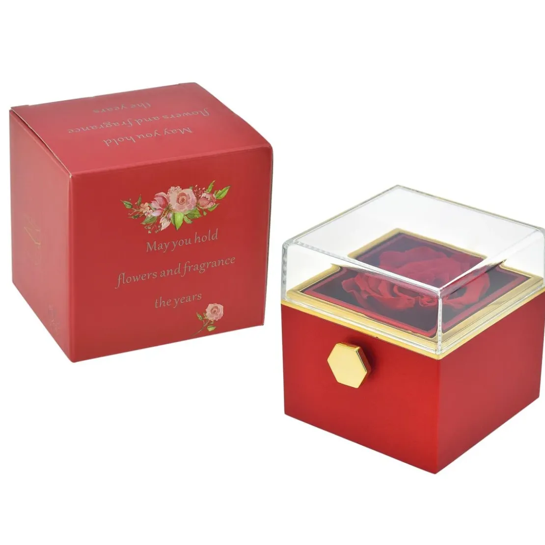 So Charm MontresCoffret So Charm - bague et roses éternelles rouge