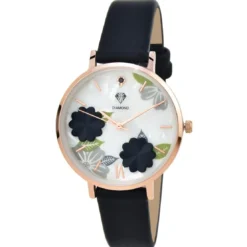 So Charm MontresMontre Anissa ornée d'un véritable diamant noir