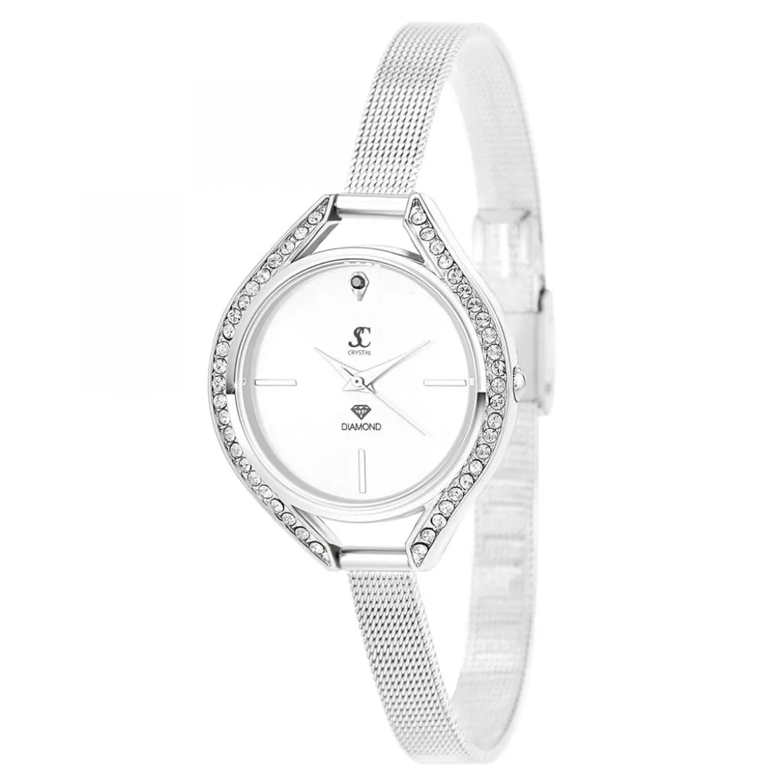 So Charm MontresMontre femme MF431-DIAMANT Bracelet Aluminium Argent - So Charm