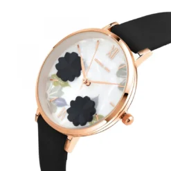 So Charm MontresMontre femme MF463-NOIR Bracelet Cuir Noir - So Charm