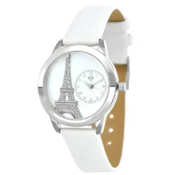 So Charm MontresMontre femme MF457-BLANC - Bracelet en Cuir Blanc
