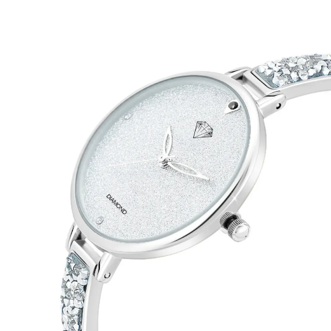So Charm MontresMontre femme MF382-DIAMANT-NFA - Bracelet Cuir Noir