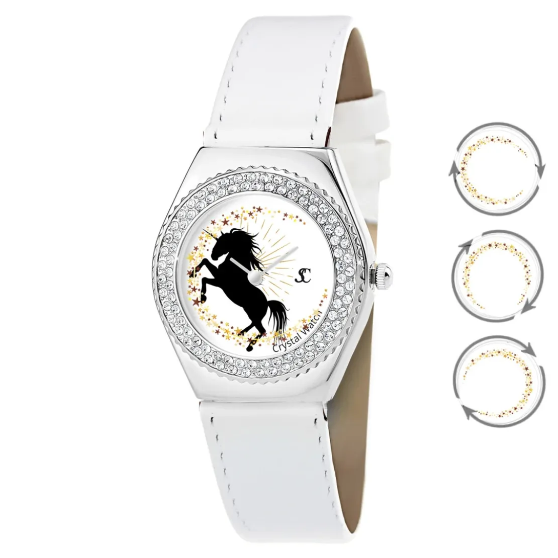 So Charm MontresMontre Femme MF316-LICORNE-BLANC - So Charm