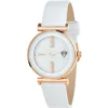 So Charm MontresMontre femme MF476-BLANC - Bracelet Cuir Blanc
