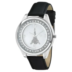 So Charm MontresMontre femme MF458-NOIR- Bracelet en Cuir Noir
