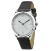 So Charm MontresMontre femme MF485-ARGENT - Bracelet Cuir Noir