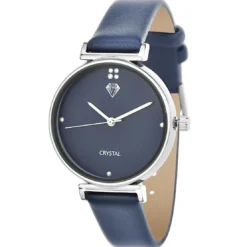 So Charm MontresMontre femme MF444-BLEU - Bracelet en Cuir Bleu