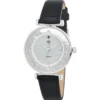 So Charm MontresMontre Héléna élégante noire ornée d'un véritable diamant noir