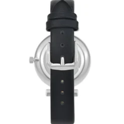 So Charm MontresMontre Héléna élégante noire ornée d'un véritable diamant noir