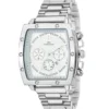 So Charm MontresMontre homme quartz carrée acier et fond blanc