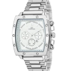 So Charm MontresMontre homme quartz carrée acier et fond blanc