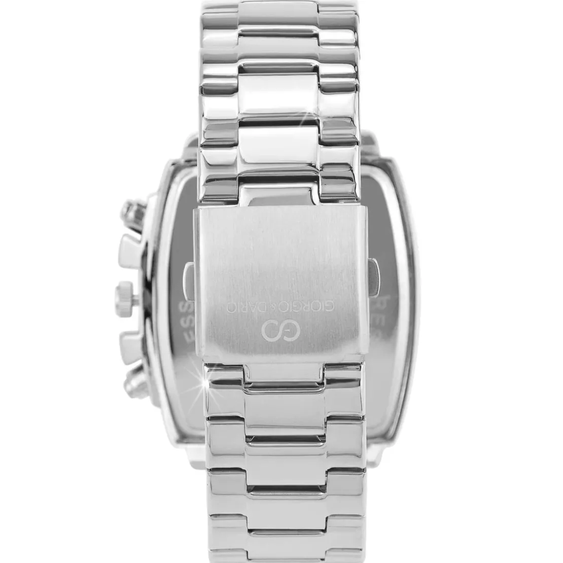 So Charm MontresMontre homme quartz carrée acier et fond blanc
