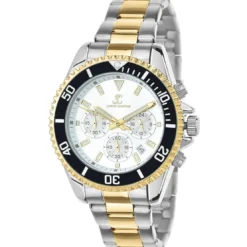 So Charm MontresMontre homme quartz par Pascal Szerman bicolore fond blanc
