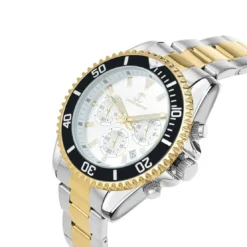 So Charm MontresMontre homme quartz par Pascal Szerman bicolore fond blanc