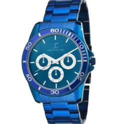 So Charm MontresMontre homme quartz acier bleu par Pascal Szerman