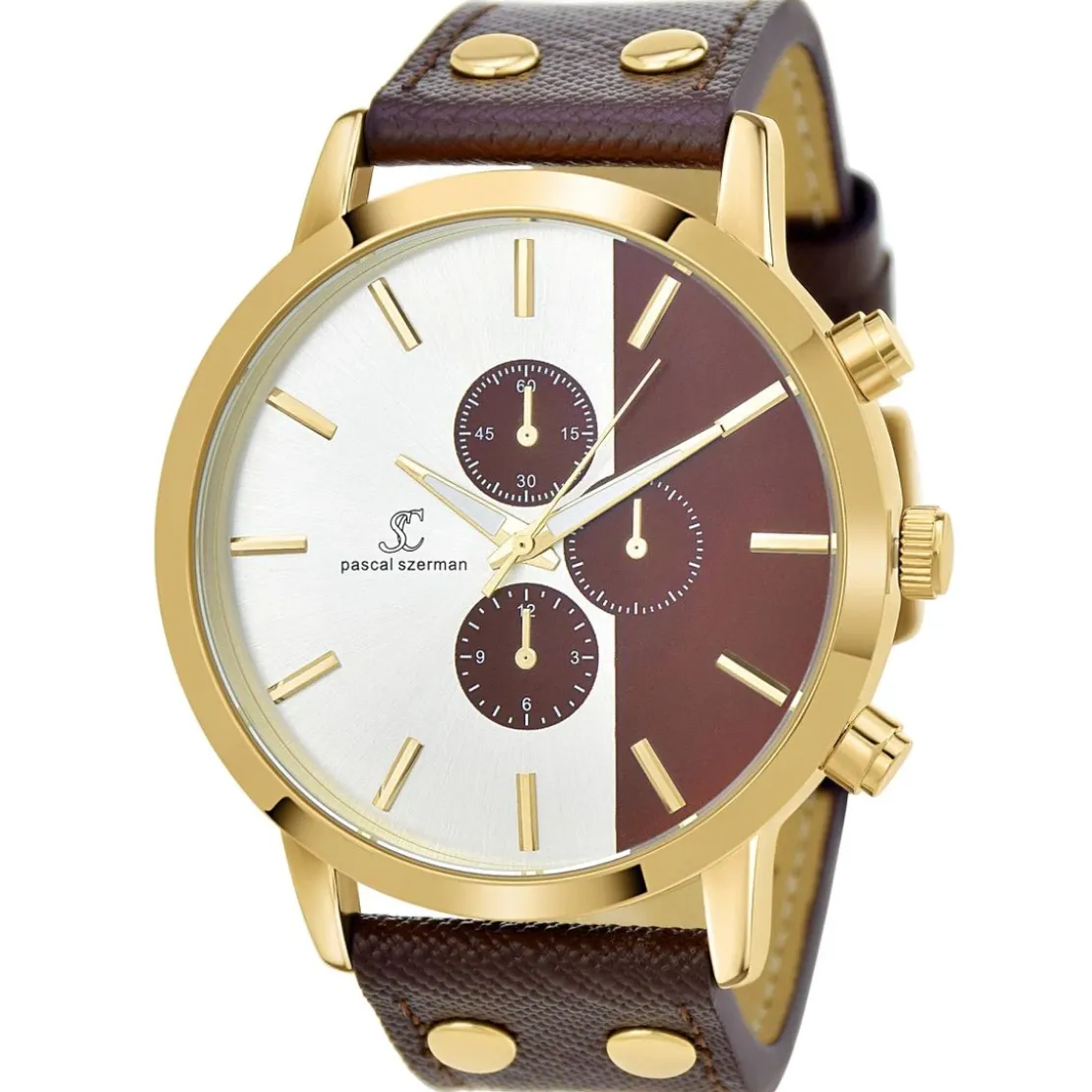So Charm MontresMontre homme quartz marron MH259 par Pascal Szerman