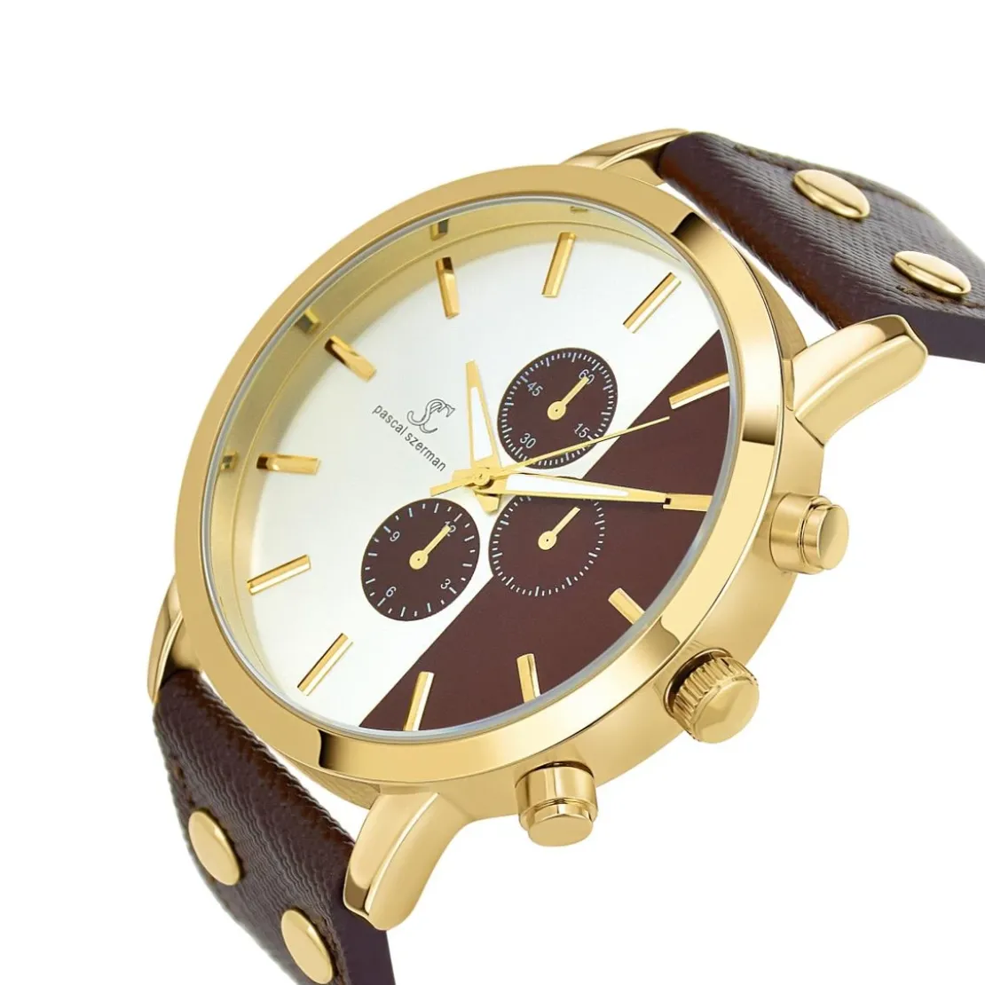 So Charm MontresMontre homme quartz marron MH259 par Pascal Szerman