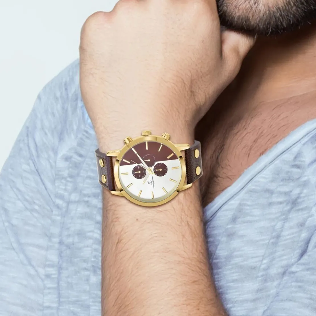So Charm MontresMontre homme quartz marron MH259 par Pascal Szerman