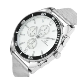So Charm MontresMontre homme quartz par Pascal Szerman acier milanaise