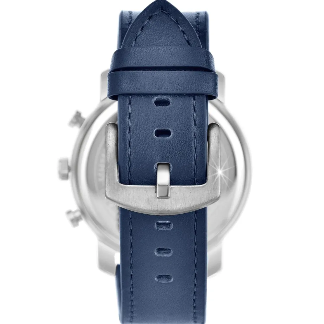 So Charm MontresMontre homme quartz acier et cuir bleu MH289 par Pascal Szerman