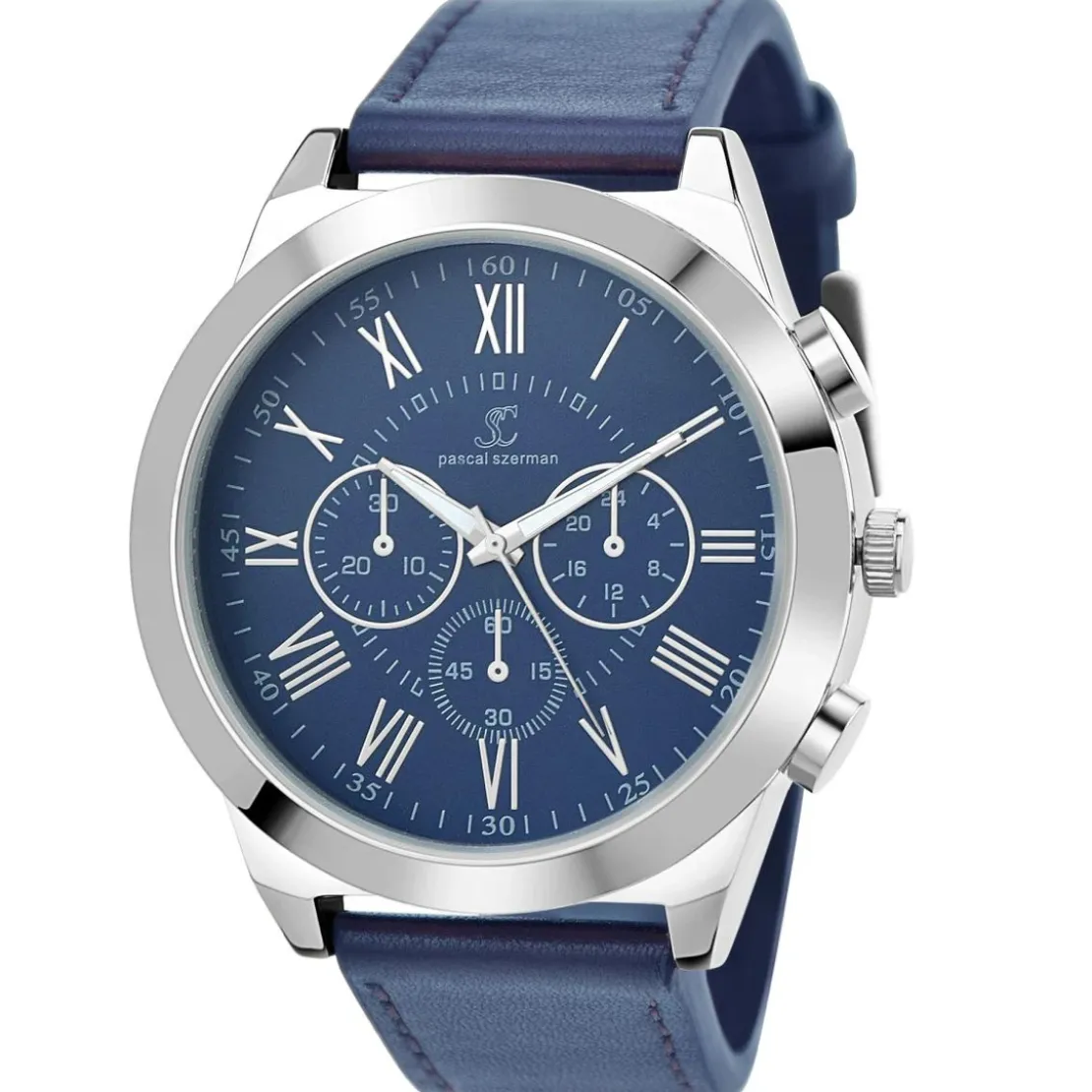 So Charm MontresMontre homme quartz MH306 bleu par Pascal Szerman