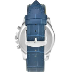 So Charm MontresMontre homme quartz MH311-BLEU par Pascal Szerman acier et cuir bleu