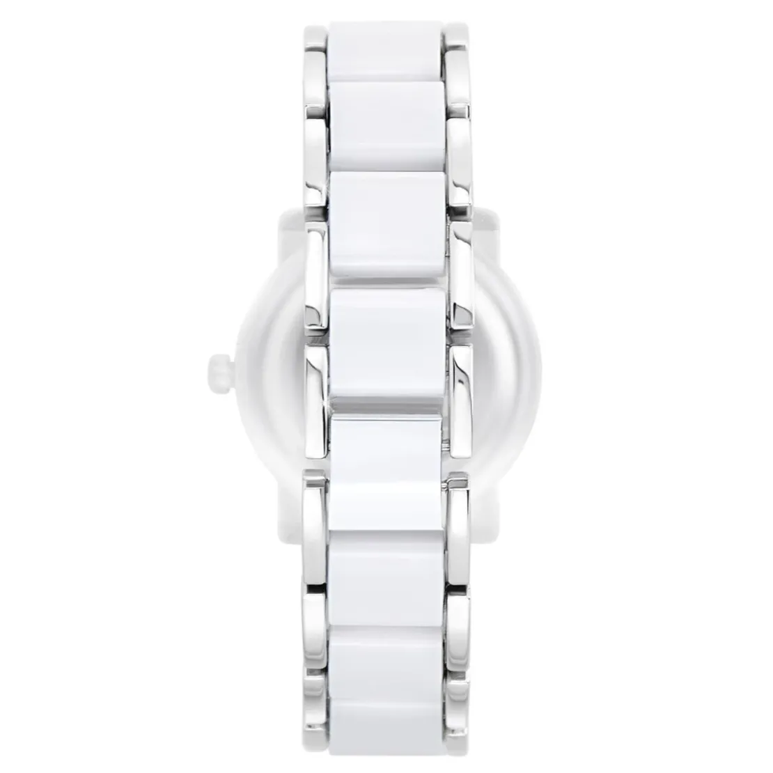 So Charm MontresMontre Lila acier blanche ornée d'un véritable diamant noir