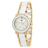 So Charm MontresMontre Lila dorée et blanche ornée d'un véritable diamant noir