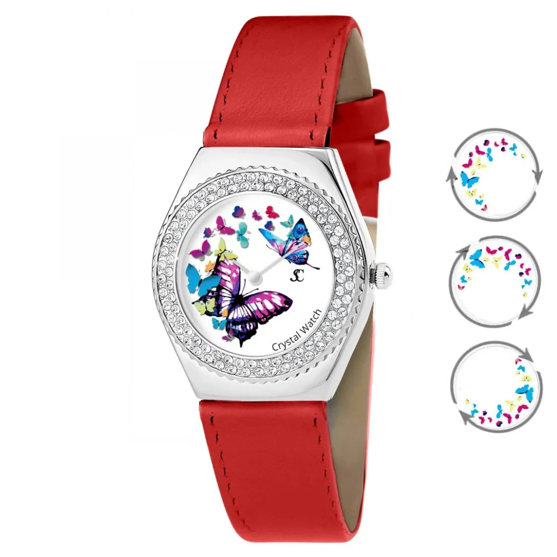 So Charm MontresMontre MF316-PAPILLON-PAPILLON-ROUGE - So Charm
