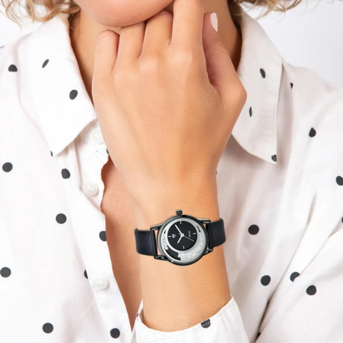 So Charm MontresMontre Par So Charm® ornée de cristaux Swarovski® MF547-NFN-SWARO