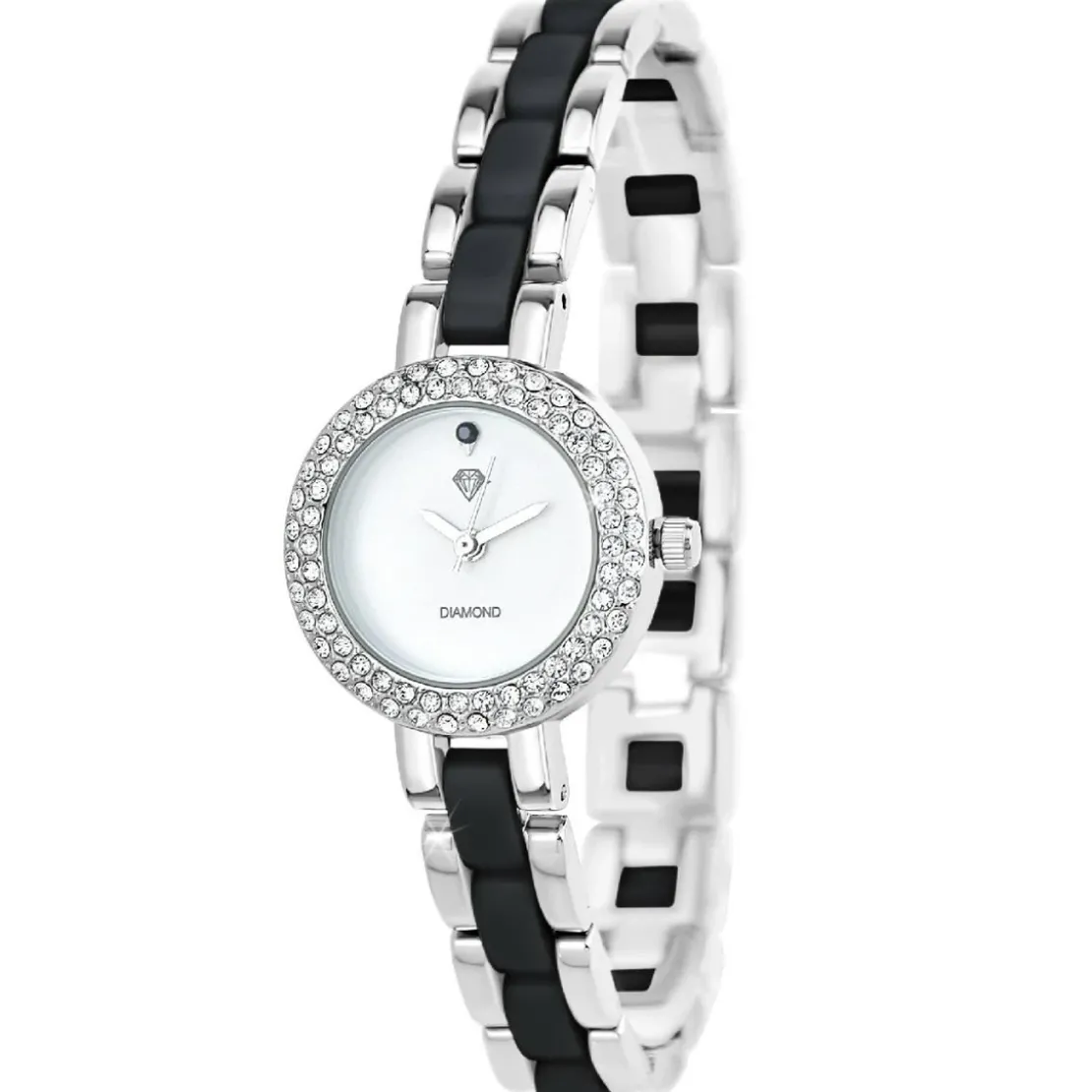 So Charm MontresMontre So Charm Noir Femme MF527-DIAMANT-NFB