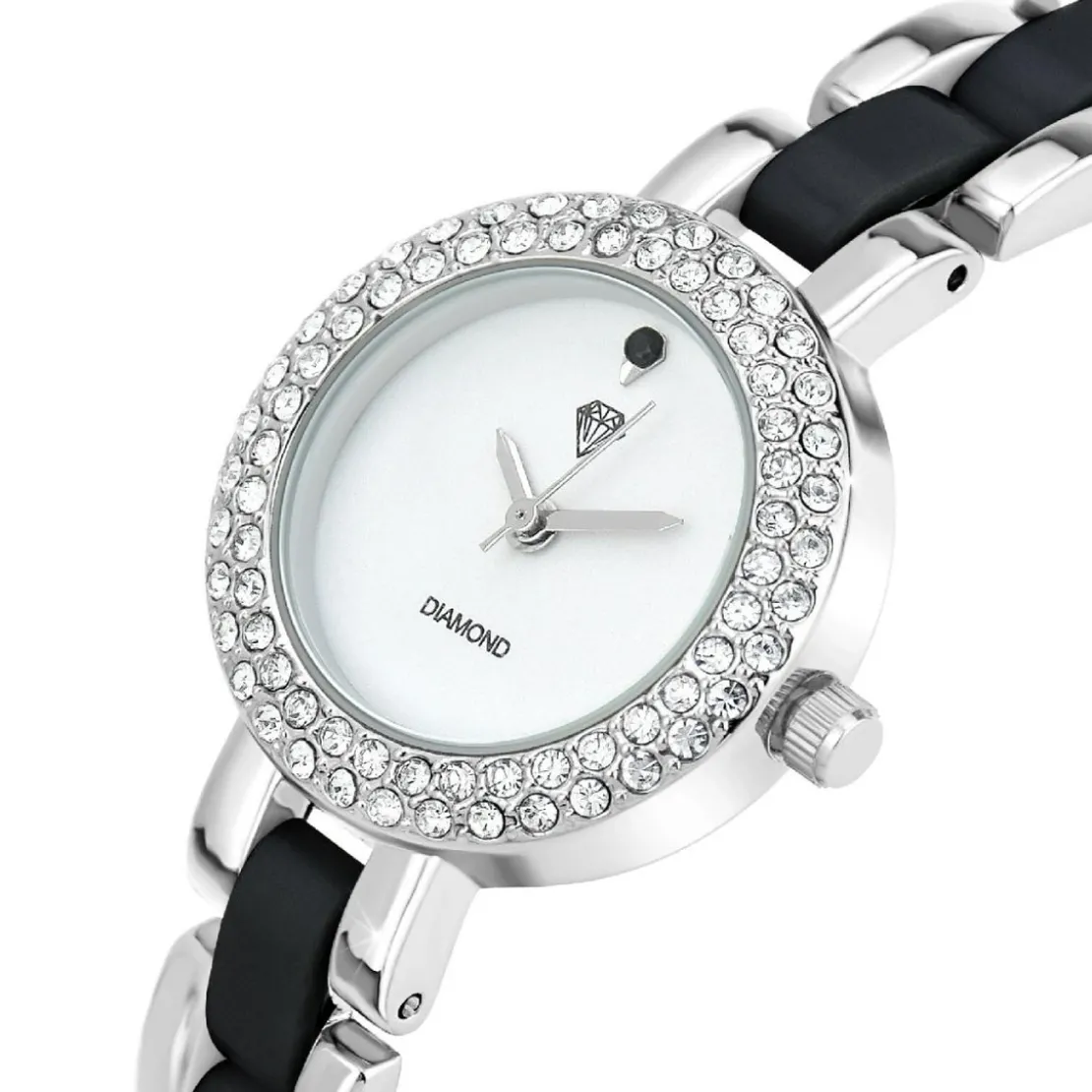 So Charm MontresMontre So Charm Noir Femme MF527-DIAMANT-NFB