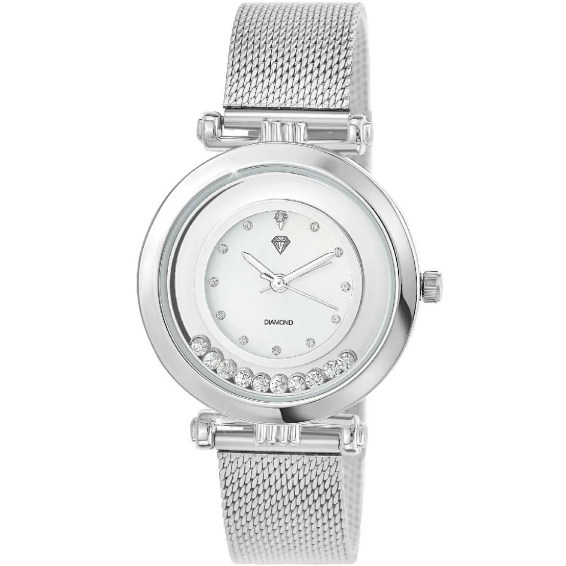 So Charm MontresMontre So Charm Argent Femme MF554-DIAMANT