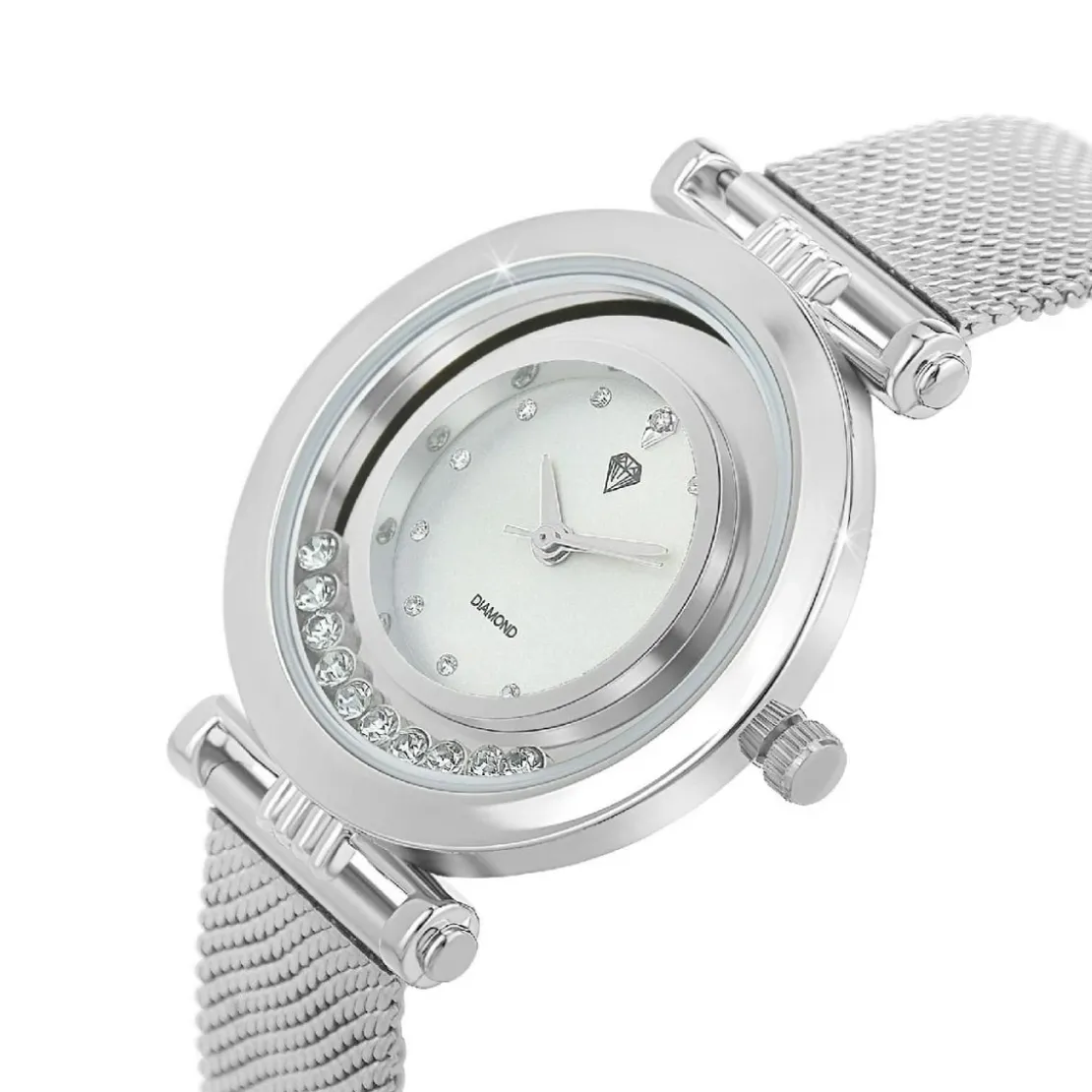 So Charm MontresMontre So Charm Argent Femme MF554-DIAMANT