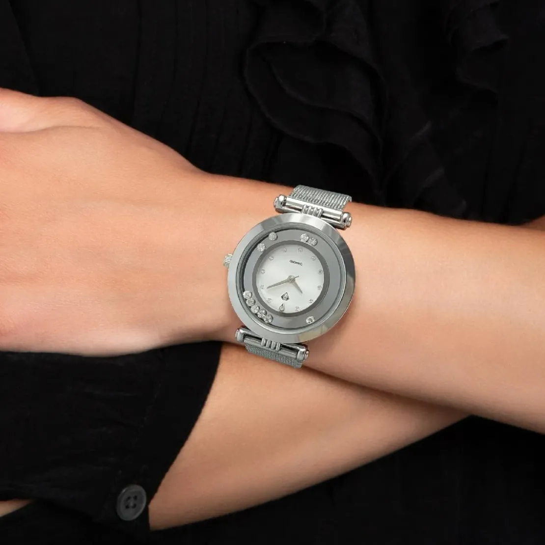 So Charm MontresMontre So Charm Argent Femme MF554-DIAMANT