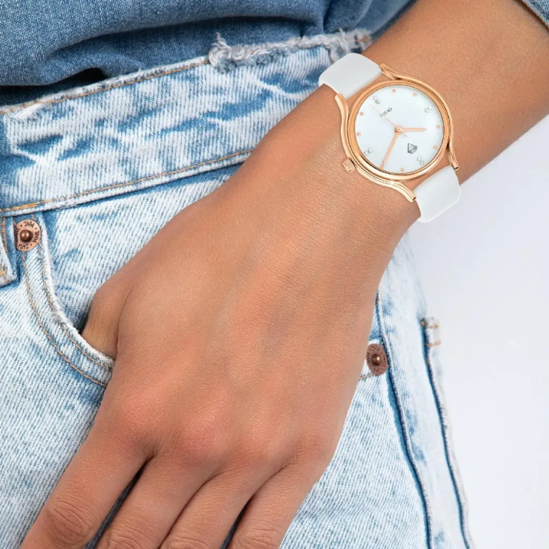 So Charm MontresMontre So Charm Blanc Femme MF549