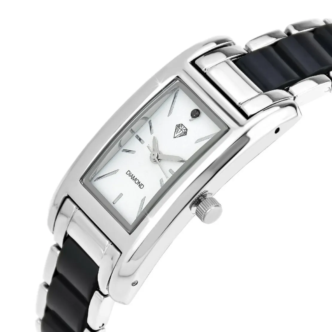 So Charm MontresMontre So Charm Noir Femme MF526-DIAMANT