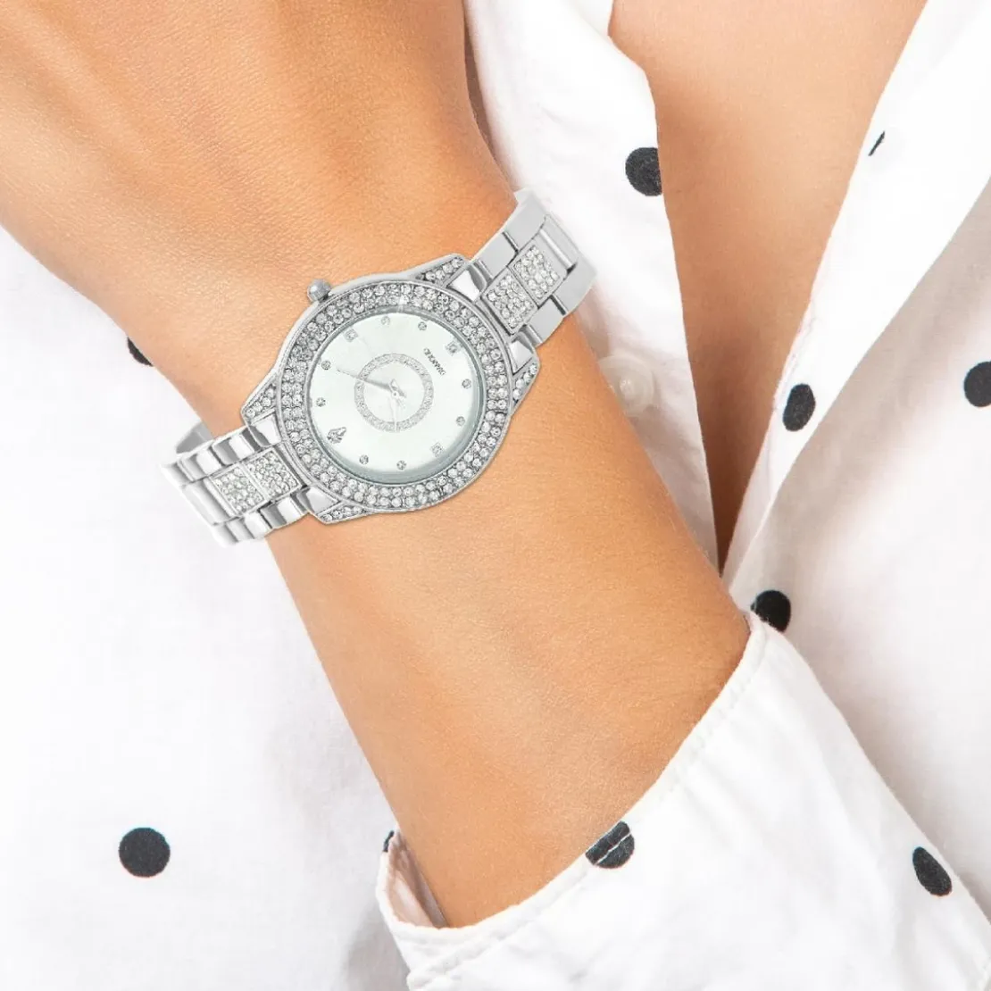 So Charm MontresMontre So Charm Argent Femme MF553-DIAMANT-AFA